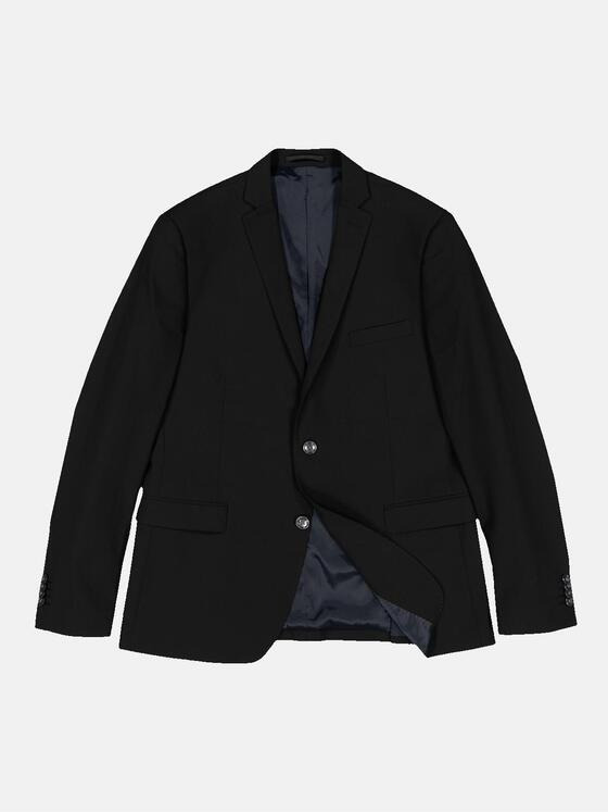 emilio adani Herren Anzug-Sakko slim fit Schwarz 36483