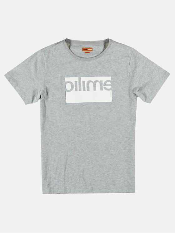 emilio adani Herren Rundhals T-Shirt Grau 25668