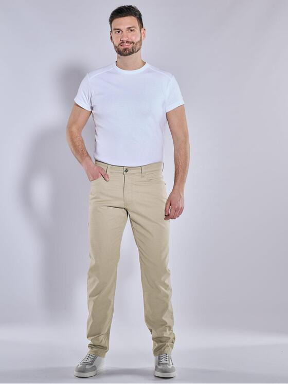 engbers Herren 5-Pocket-Hose regular Beige 36613