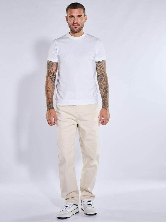 emilio adani Herren Jeans mit lässigem Schnitt Reinweiss 41451