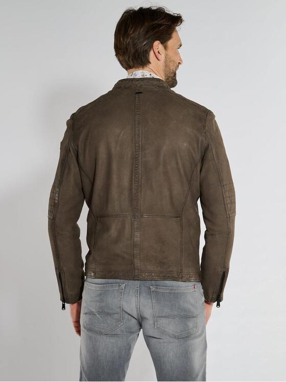 engbers Herren Lederjacke regular Braun 36512