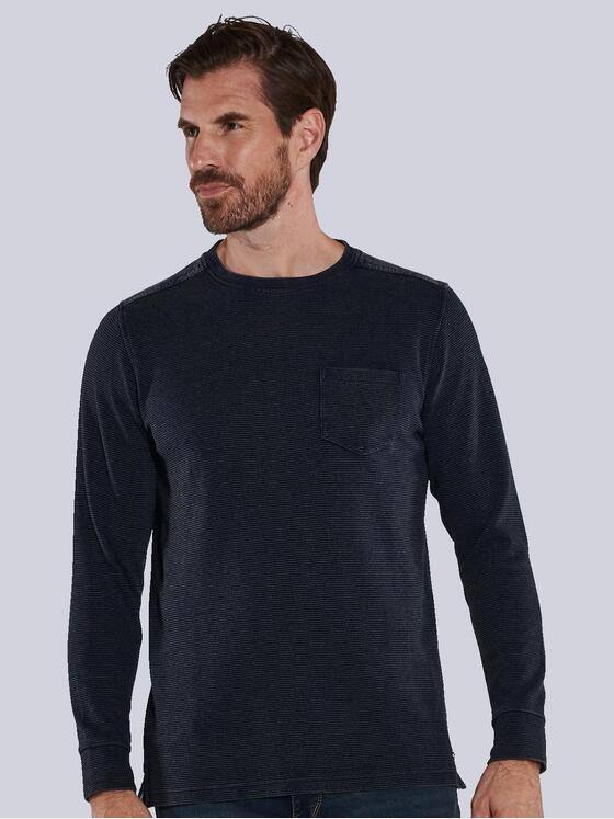 engbers Herren Langarm-Hemd uni Saphirblau 36152