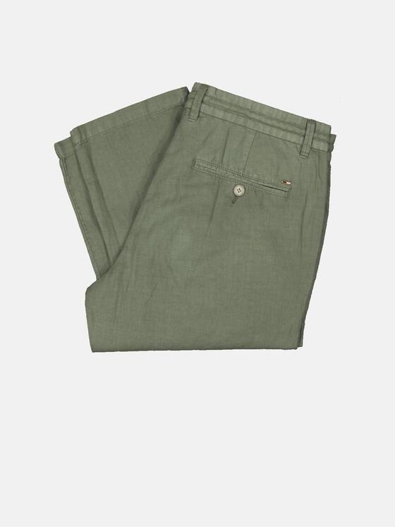 emilio adani Herren Chino mit Tunnelzug Grün 35014