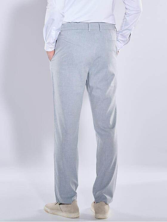 emilio adani Herren Anzug-Hose slim fit Blau 38463