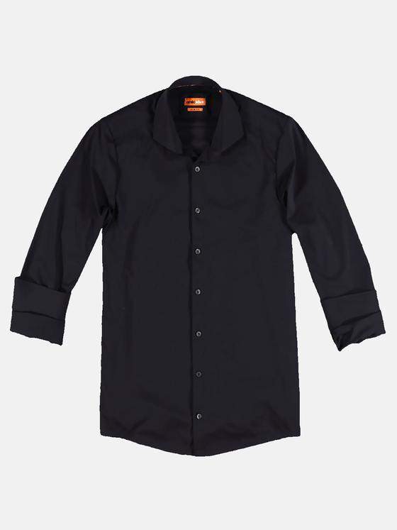 emilio adani Herren Funktions-Hemd Langarm Schwarz 35834