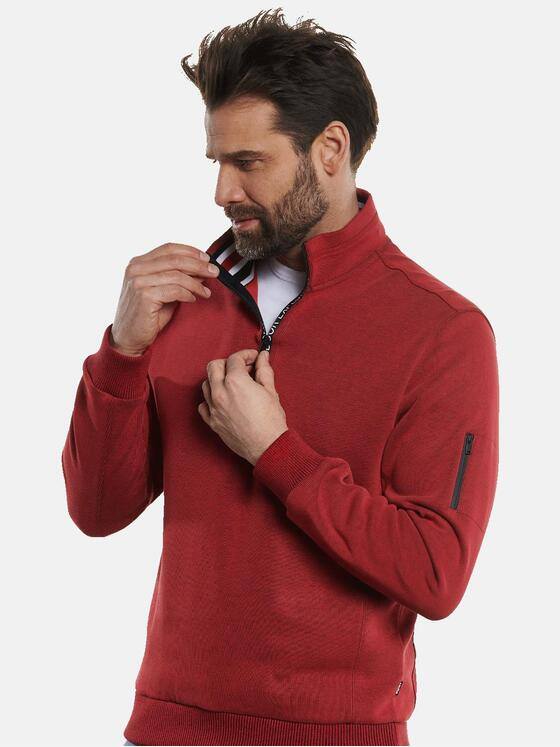 engbers Herren Sweatshirt Stehbund Rot 32876