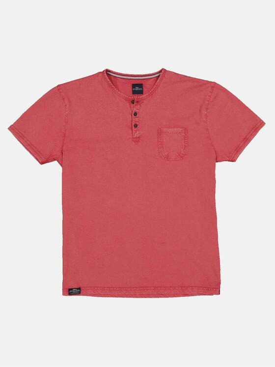 engbers Herren Henley-Shirt Tomatenrot 33148