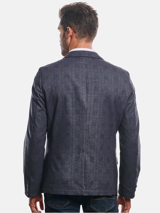 engbers Herren Sakko dezent kariert Grau 31749