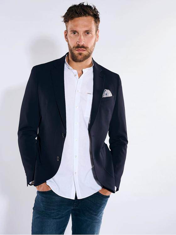 emilio adani Herren Anzug-Sakko slim fit Blau 36844