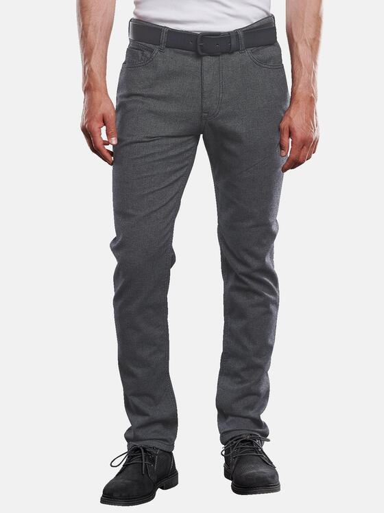 engbers Herren Hose gemustert Anthrazit 31866