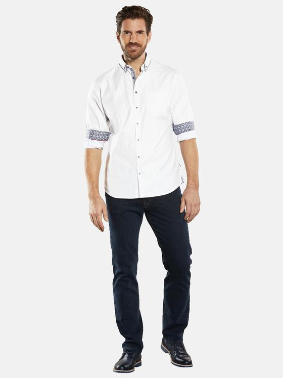 engbers Herren Langarm-Hemd "My Favorite" Blau 34364