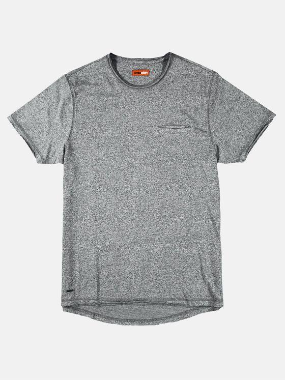emilio adani Herren Rundhals T-Shirt Grau 28006