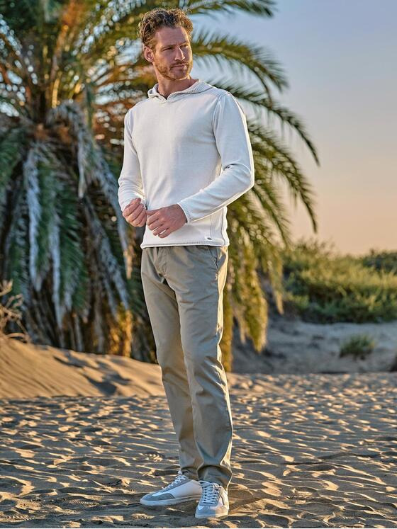 engbers Herren Pullover mit Kapuze Hellgrau 36269