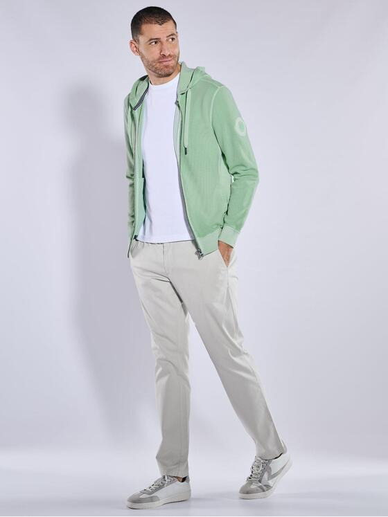 engbers Herren Sweatjacke mit Kapuze Türkis 37000