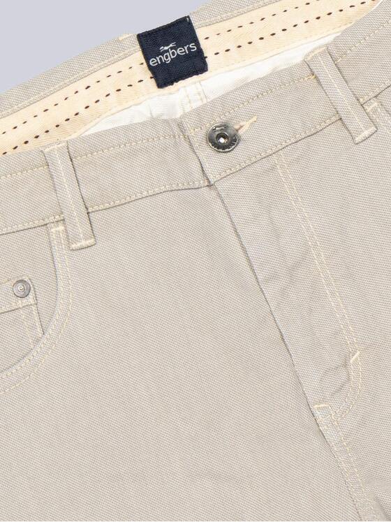 engbers Herren 5-Pocket-Hose regular Braunbeige 38647