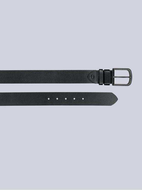 engbers Herren Ledergürtel Basic Schwarz 37345