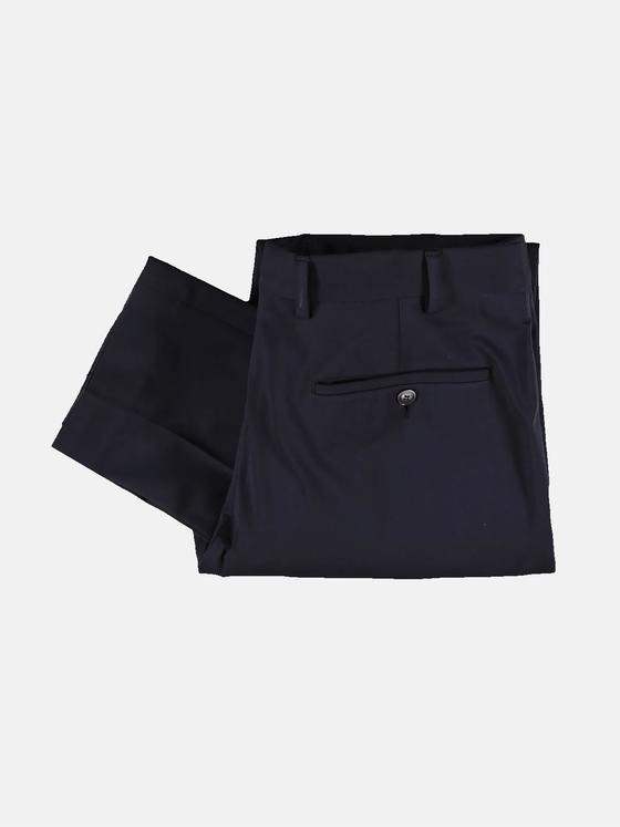 emilio adani Herren Anzughose slim fit Blau 31012