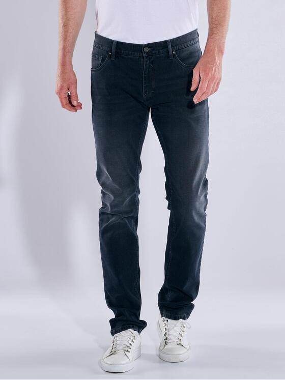 ENGBERS GERMANY Herren Super-Stretch-Denim mit einzigartiger Warenstruktur Indigoblau 37531