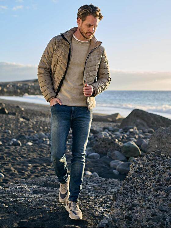 engbers Herren Steppjacke regular Braunbeige 38245