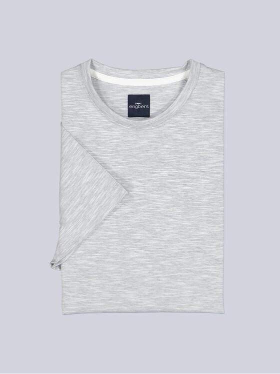 engbers Herren T-Shirt uni Silbergrau 38342