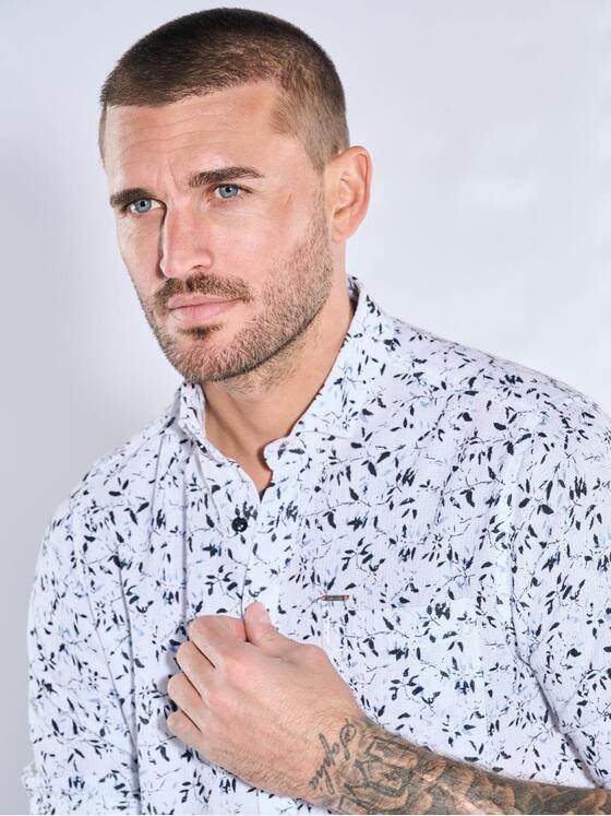 emilio adani Herren Hemd langarm Grau 40058