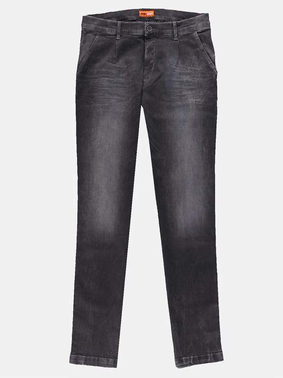 emilio adani Herren Basic Jeans in modernem Chino Style Grau 30152