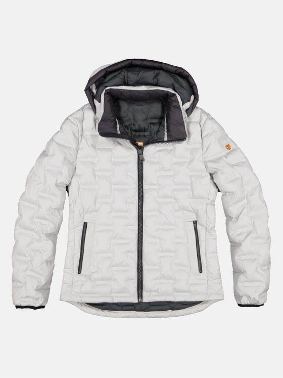 emilio adani Herren Steppjacke mit Kapuze Beige 33282