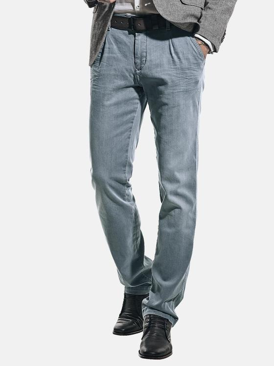 emilio adani Herren Innovative Denim Chino Grau 31344