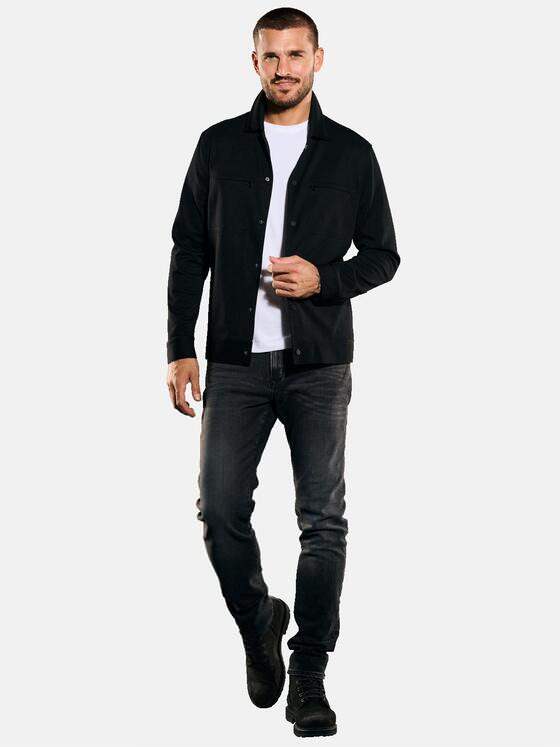 emilio adani Herren Freizeit-Sakko slim fit Schwarz 35267