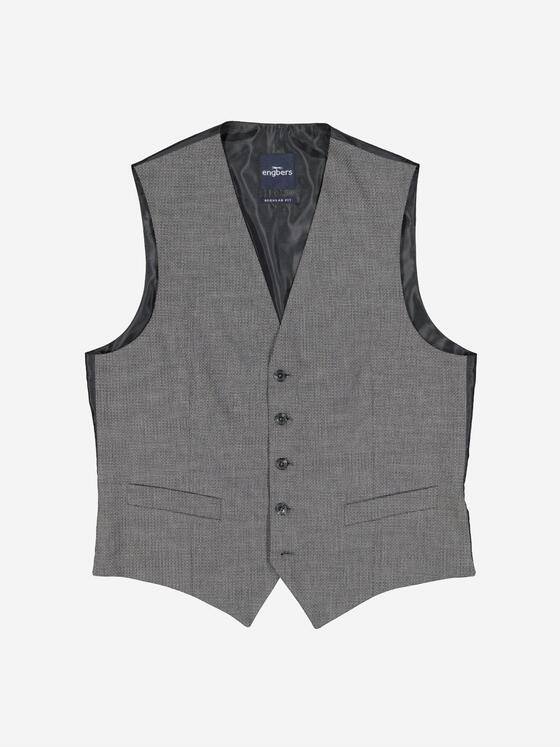 engbers Herren Anzugsweste Grau 37664