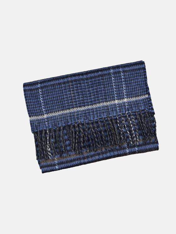 engbers Herren Schal kariert Marineblau 33867
