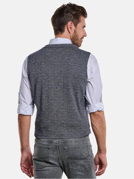 engbers Herren Sakko-Weste regular Blau 34077