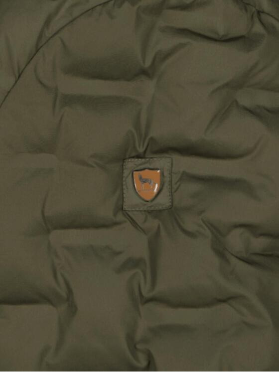 emilio adani Herren Steppjacke mit abnehmbarer Kapuze Grün 35199