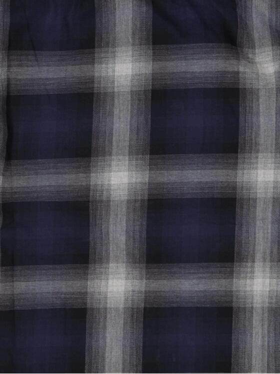 engbers Herren Langarm-Hemd kariert Saphirblau 34093