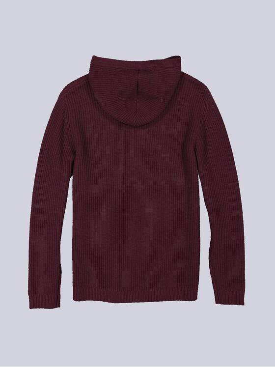 emilio adani Herren Pullover mit Kapuze Rot 35702