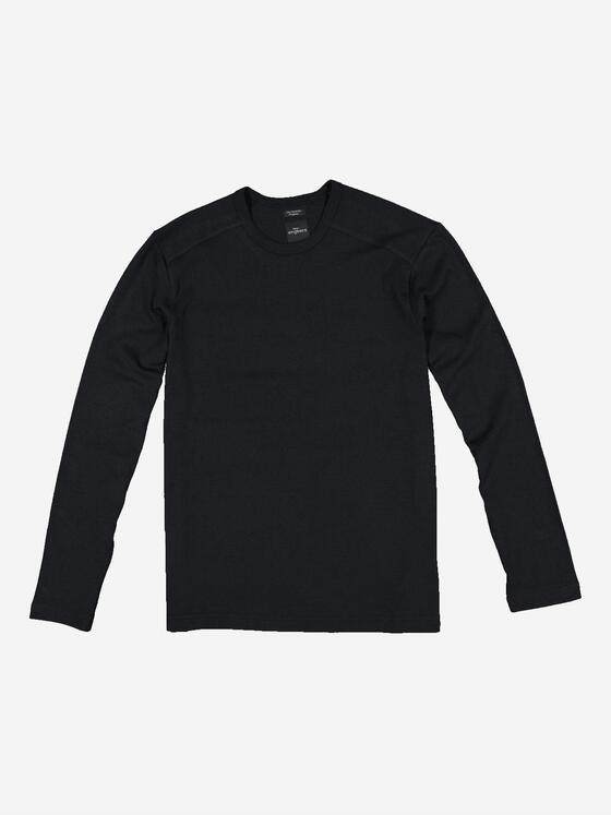 engbers Herren Langarm-Shirt "My Favorite" organic Schwarz 37588