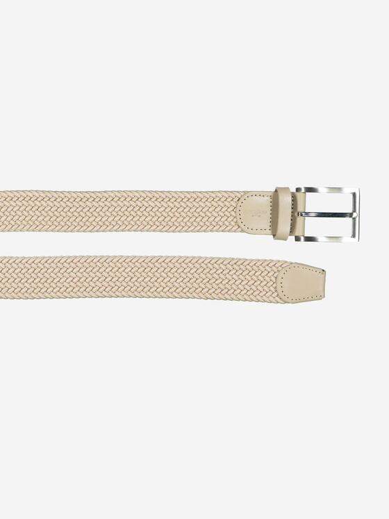 engbers Herren Textilgürtel geflochten Beige 36927