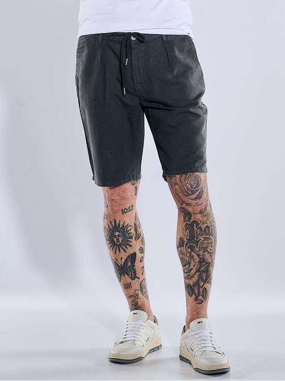 emilio adani Herren Bermuda Schwarz 38939