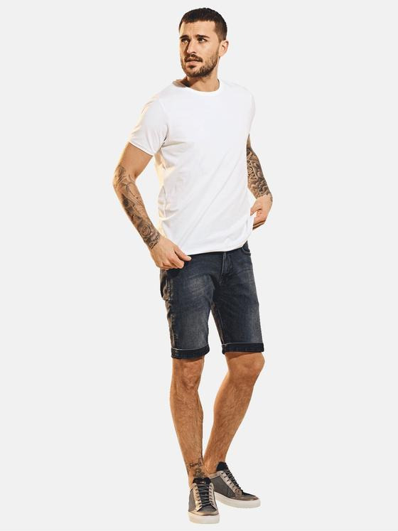 emilio adani Herren Bermuda-Short aus Denim Blau 31619