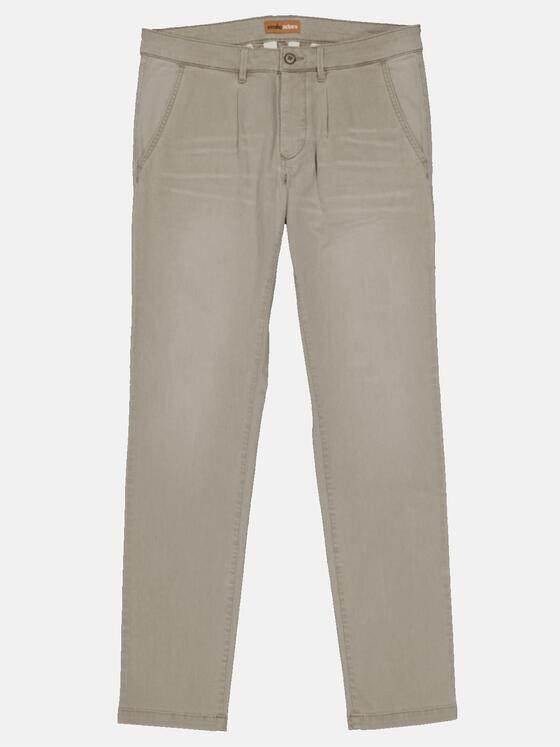 emilio adani Herren Chino Jeans slim fit Beige 35504