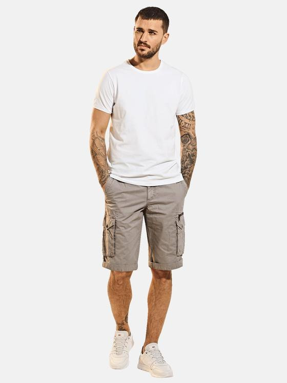 emilio adani Herren Bermuda im Cargostyle Grau 31614
