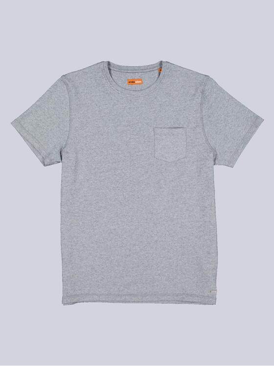 emilio adani Herren T-Shirt Rundhals Grau 33349