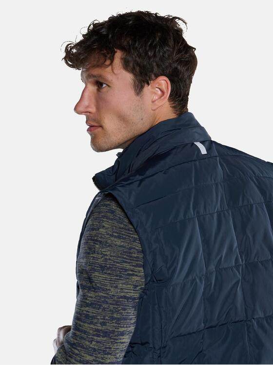 engbers Herren Steppweste mit Kapuze Saphirblau 33293