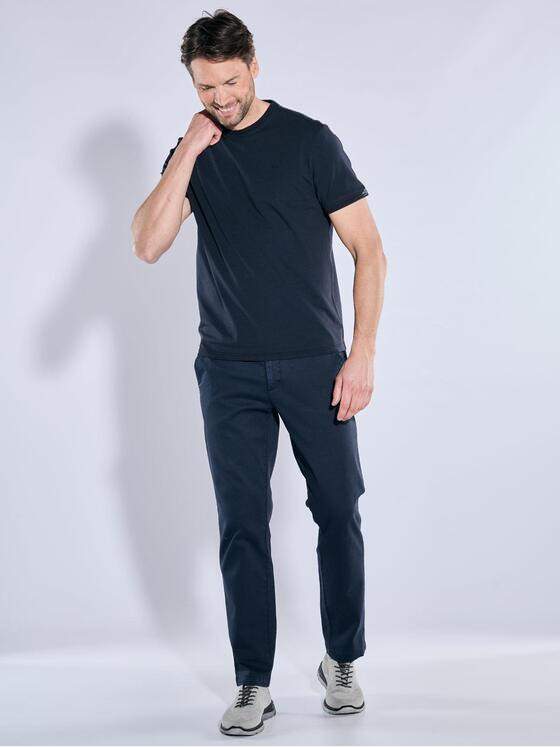 engbers Herren T-Shirt uni Saphirblau 38643