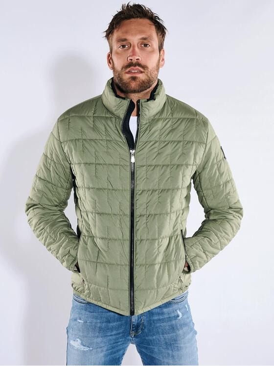 emilio adani Herren Steppjacke regular Grün 36248