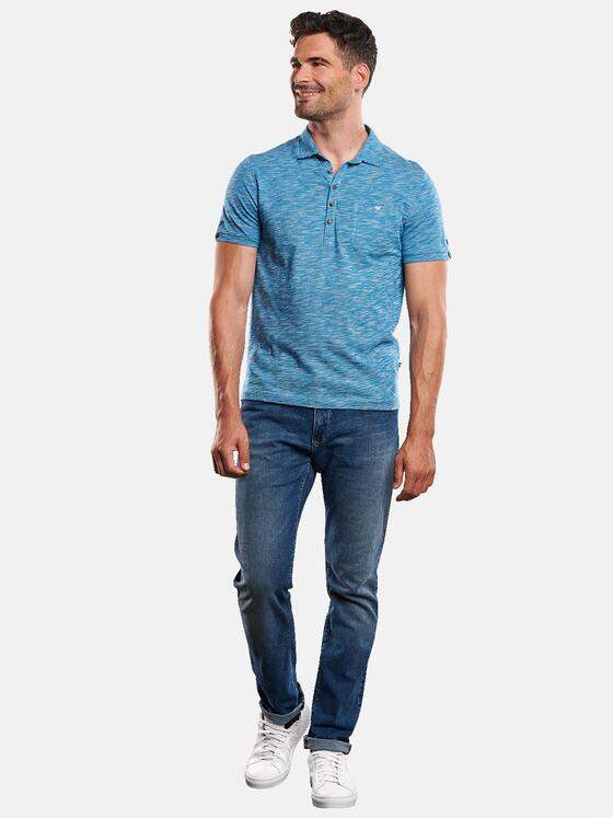 ENGBERS GERMANY Herren Polo-Shirt Blautuerkis 31797