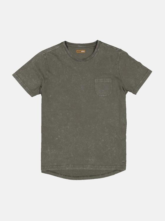 emilio adani Herren T-Shirt uni Braun 33423