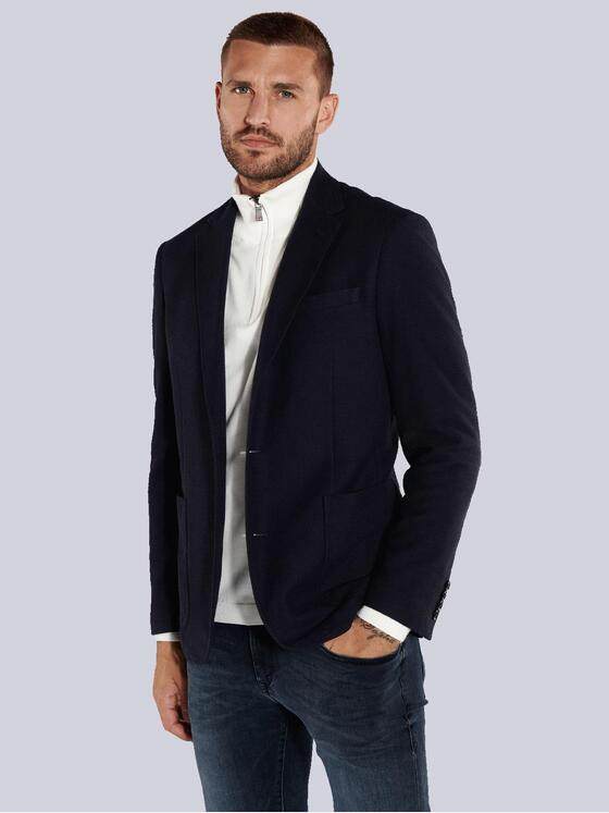 emilio adani Herren Freizeit-Sakko slim fit Blau 36015