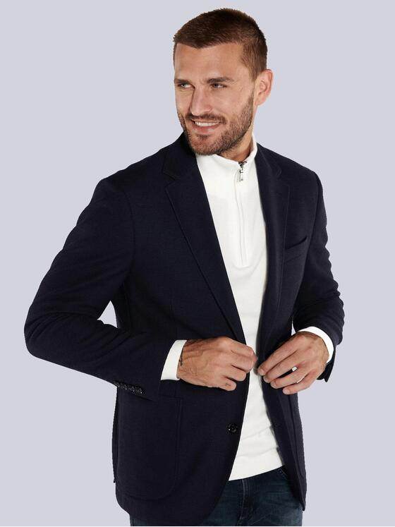 emilio adani Herren Freizeit-Sakko slim fit Blau 36015