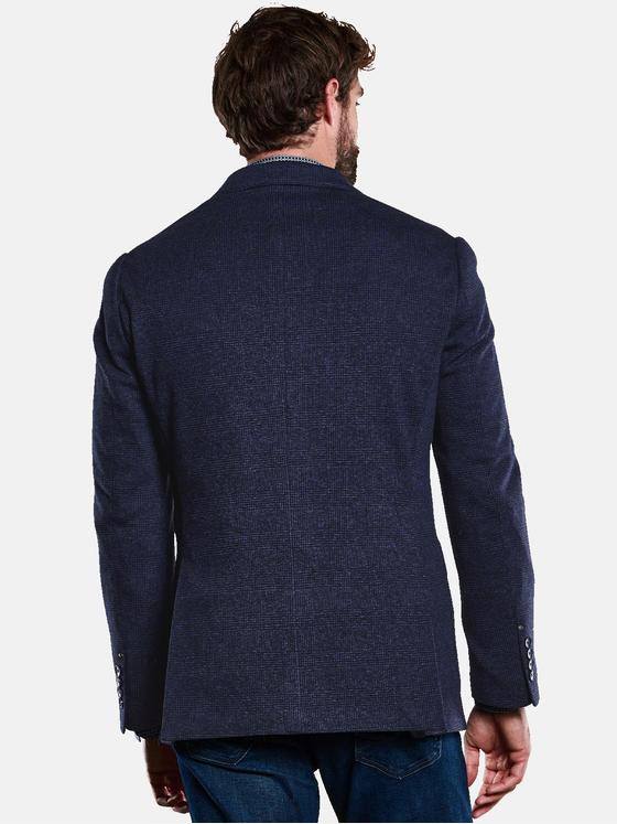 engbers Herren Freizeit-Sakko kariert Saphirblau 33319